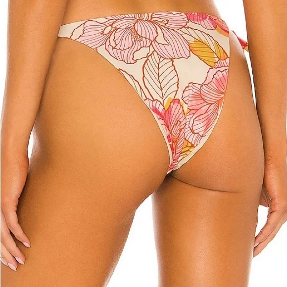 DEVON WINDSOR ❤️‍🔥 EVIE BOTTOMS IN FLORAL SUNSET NWT SIZE SMALL